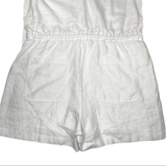 Lauren Ralph Lauren Linen Romper Sz 12 - Picture 8 of 9